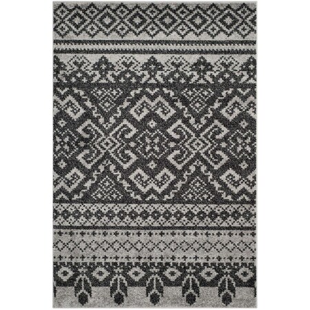 Safavieh Adirondack Power Loomed Rectangle Area Rug Silver & Black - 2 ft.-6 in. x 20 ft. ADR107A-220